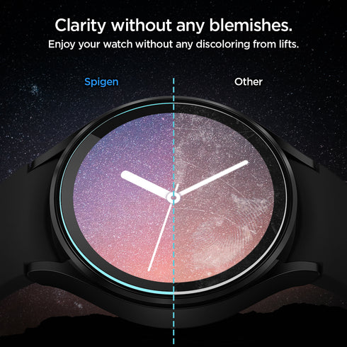 Spigen מגן מסך ל-Galaxy Watch 5/4 (44mm) – GLAS.tR EZ Fit (2 יחידות)